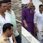 Akshay Kumar at Vaishno Devi Temple seeking blessings before film release