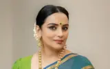 Shwetha Menon, AMMA's first female president, and the committee members during a press conference announcing their resignations.