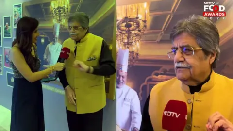 Rocky Mohan at the NDTV Food Awards 2026, discussing his favourite rice dish which is not biryani.