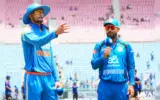 Yashasvi Jaiswal batting during the India vs Afghanistan 3rd ODI in Chennai