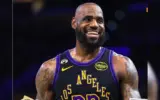 LeBron James in a Los Angeles Lakers uniform