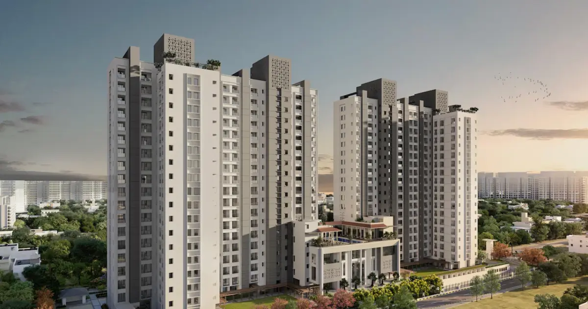 Elderly couple looking out a window, symbolizing the growing senior living market in India.