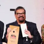 Chef Kunal Kapur celebrating his win at the NDTV Food Awards 2026.
