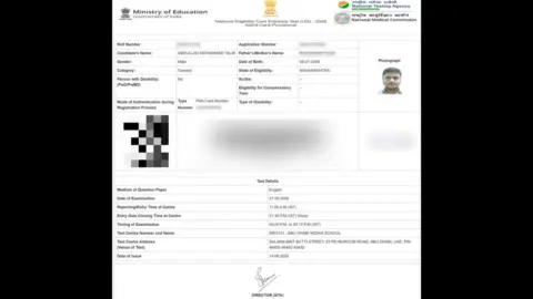 NEET exam centre row: NTA clarifies Nagpur student's login details were altered, leading to Abu Dhabi centre.