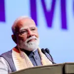 Prime Minister Narendra Modi announcing the release of the PM-Kisan 23rd installment.