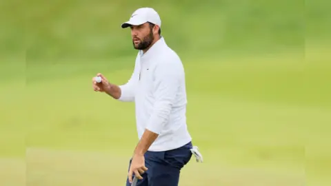 Scottie Scheffler during the U.S. Open