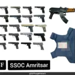 AK-47 rifle and pistols seized near the Indo-Pak border, with an arrest linked to an Australia-based handler.