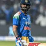 Virat Kohli batting during a net session, showing signs of recovery from his hamstring injury ahead of the England ODI series.