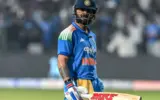 Virat Kohli batting during a net session, showing signs of recovery from his hamstring injury ahead of the England ODI series.
