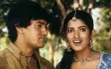 Aamir Khan and Twinkle Khanna in a candid moment