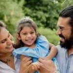 Ram Charan and Upasana with their daughter Klin Kaara on her 3rd birthday, revealing her face for the first time.