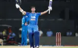 Indian cricket team celebrating after winning the India Afghanistan ODI series 3-0