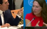 Israeli envoy clashes with UN official during a heated hearing on children in conflict.