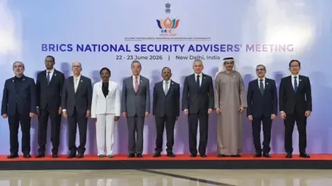 BRICS security meeting in New Delhi 2024 discussing global challenges.