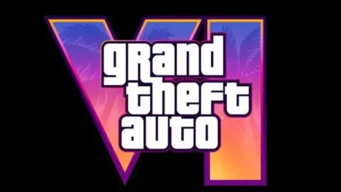 GTA 6 cover art featuring the game's logo and key characters.