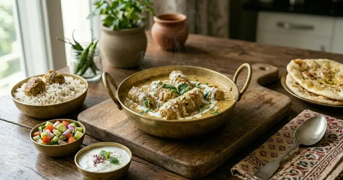 Delicious malai chaap skewers with a creamy marinade, ready for cooking.