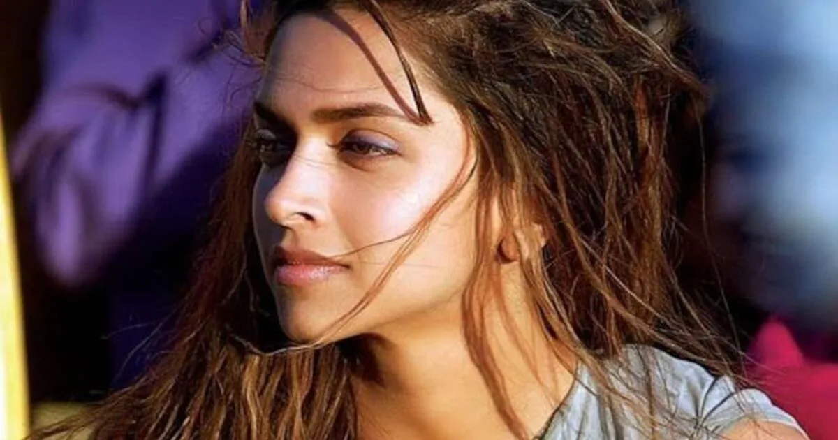 Deepika Padukone looking confident and smiling, discussing women making a pass being a bigger compliment.