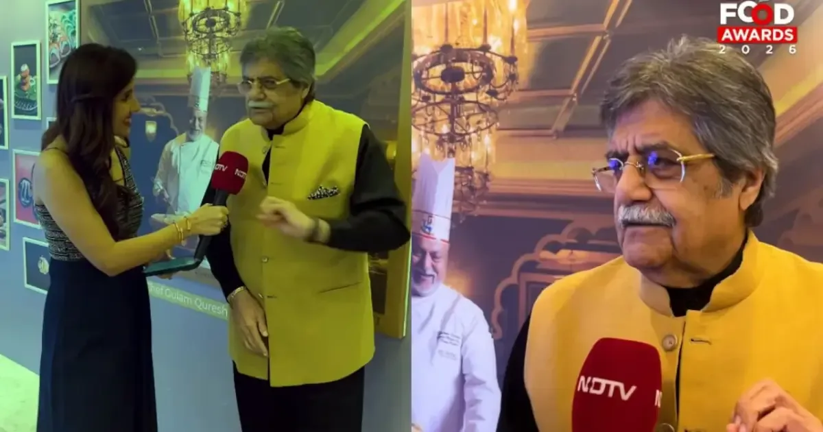 Rocky Mohan at the NDTV Food Awards 2026, discussing his favourite rice dish which is not biryani.