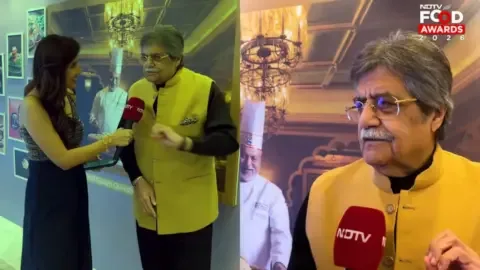 Rocky Mohan at the NDTV Food Awards 2026, discussing his favourite rice dish which is not biryani.