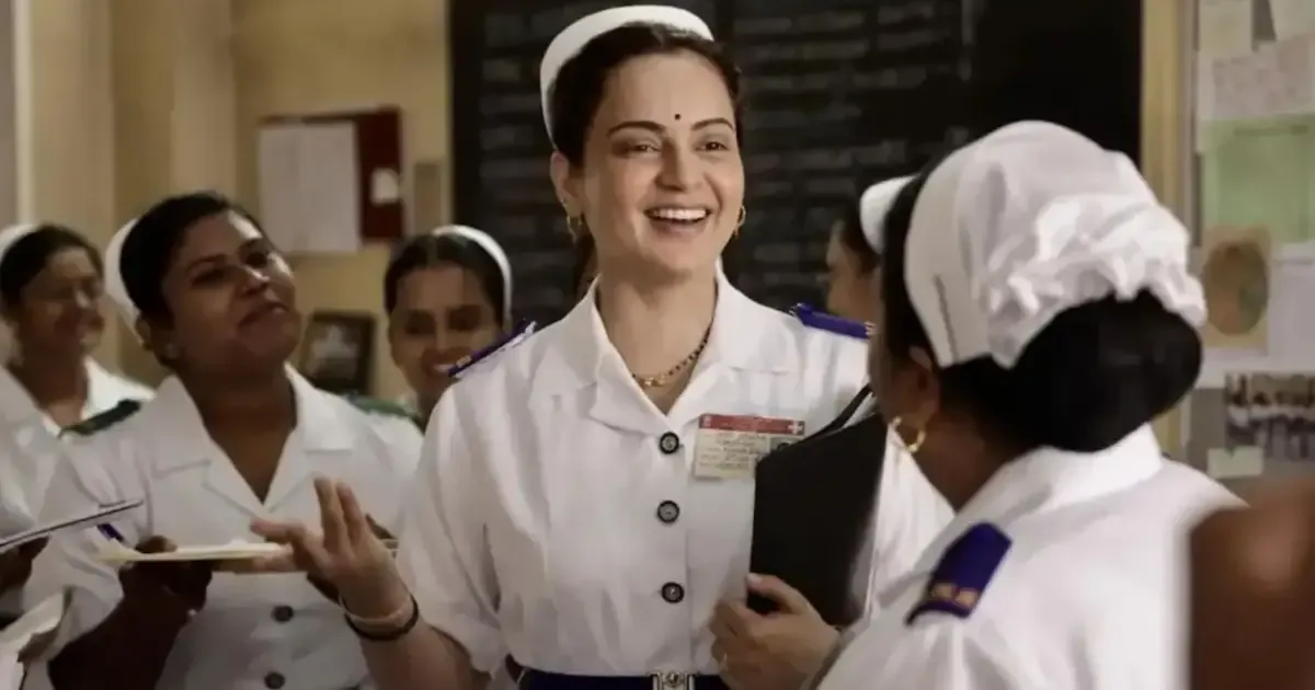 Kangana Ranaut in a still from the movie Bharat Bhhagya Viddhaata.