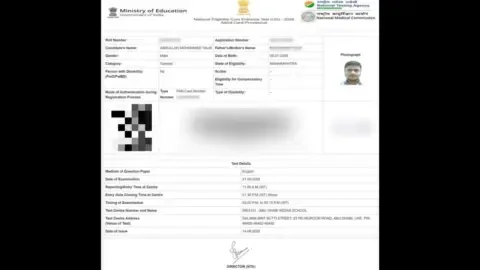 NEET exam centre row: NTA clarifies Nagpur student's login details were altered, leading to Abu Dhabi centre.