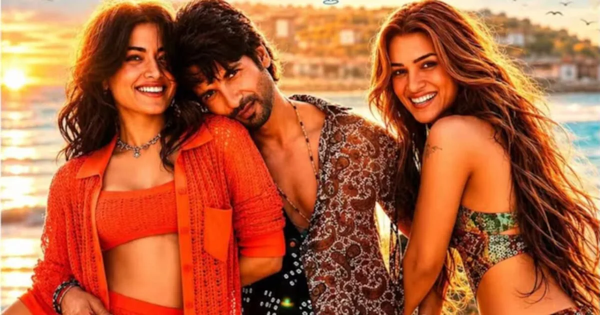 Cocktail 2 box office Day 2 collection update with lead actors Shahid Kapoor, Rashmika Mandanna, and Kriti Sanon.
