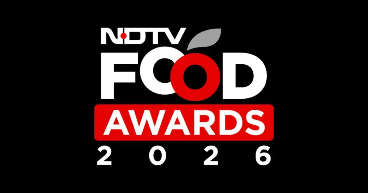 NDTV Food Awards 2026 logo with culinary icons