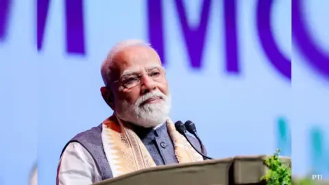 Prime Minister Narendra Modi announcing the release of the PM-Kisan 23rd installment.