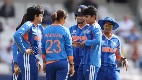 Shafali Verma celebrates taking a wicket against South Africa in the Women's T20 World Cup 2026.