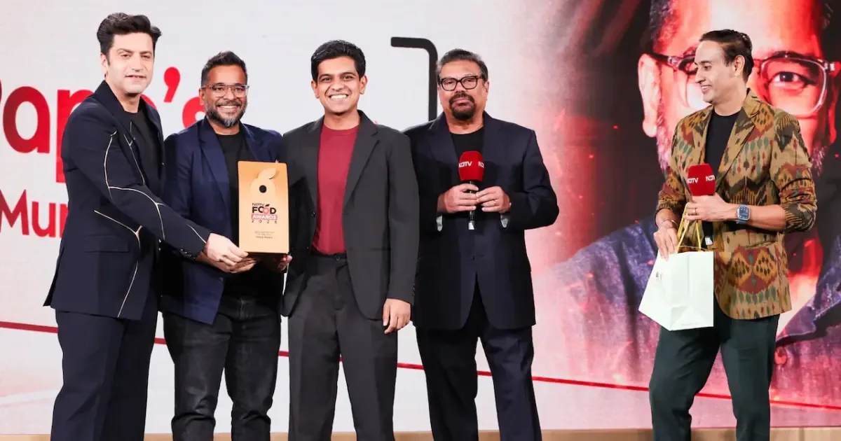 Papa's Wins Best Restaurant of the Year at NDTV Food Awards 2026