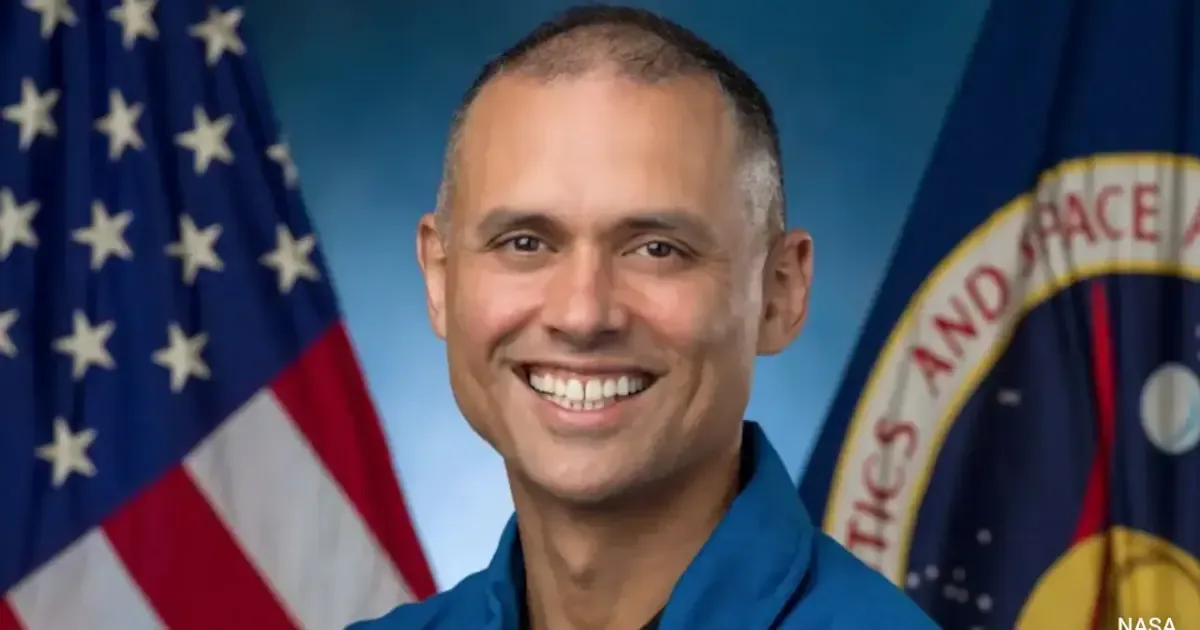 Anil Menon, a former Delhi student, now a NASA astronaut, smiling.