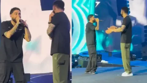 Virat Kohli listening to Karan Aujla's 'Winning Speech' before a cricket match, inspired by his father.