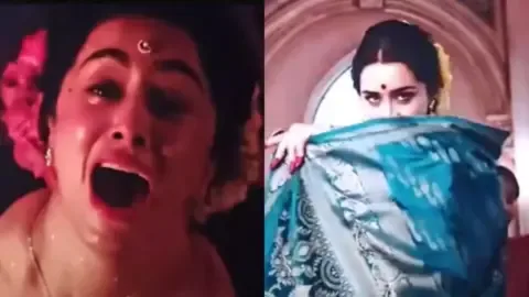 Shraddha Kapoor in a still from the leaked Eetha teaser, hinting at her return as Stree.