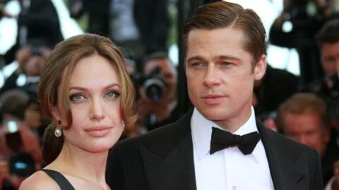 Angelina Jolie with her children, highlighting her rediscovered fighting spirit.