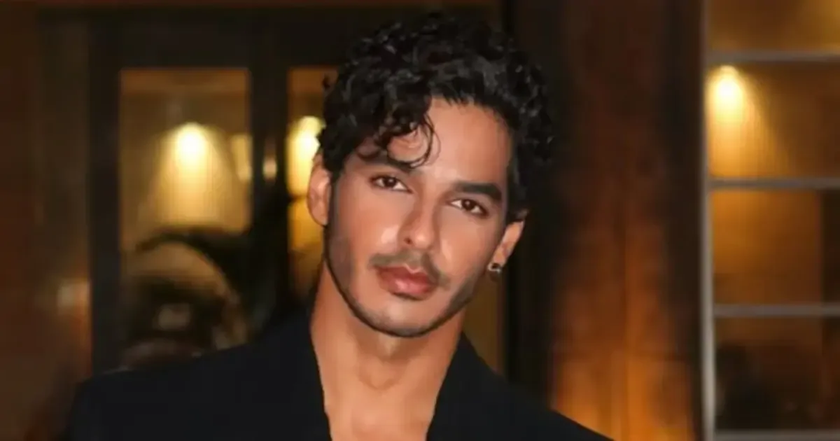 Ishaan Khatter smiling, looking thoughtful.