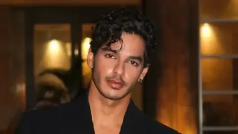Ishaan Khatter smiling, looking thoughtful.