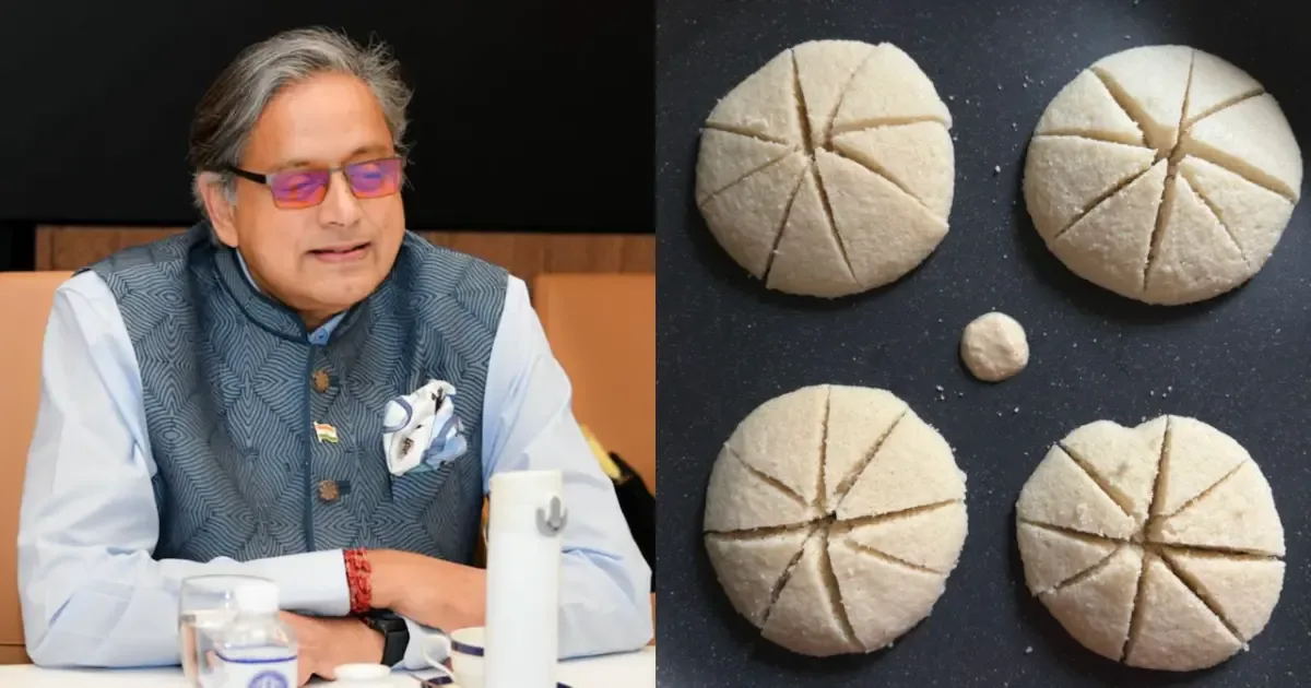 Shashi Tharoor idli pizza joke: Politician reacts to a viral presentation of idlis styled like pizza slices.