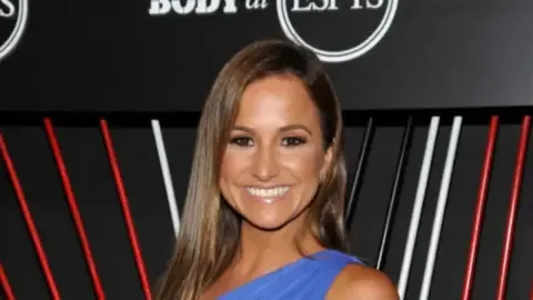 Dianna Russini, NFL insider, during a broadcast