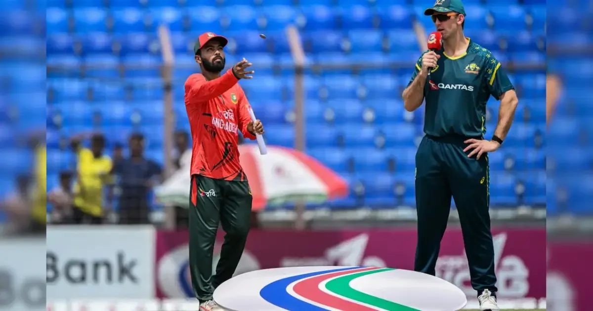 Bangladesh vs Australia 2nd T20I: Mitchell Marsh wins the toss and Australia opts to bat first.