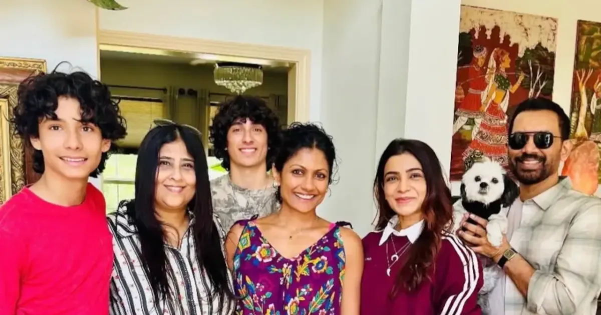 Samantha Ruth Prabhu washing dishes with a humble gesture