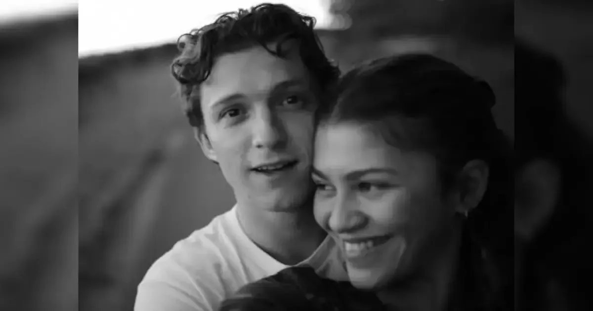 Tom Holland and Zendaya smiling together