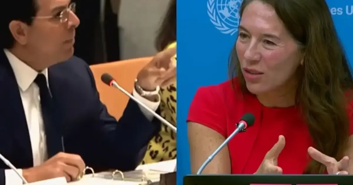 Israeli envoy clashes with UN official during a heated hearing on children in conflict.