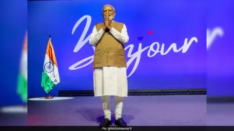 PM Modi announces India's Gaganyaan mission and space station plans in Paris, highlighting a new era of space exploration.