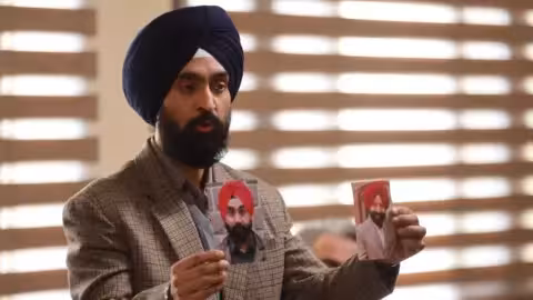 Diljit Dosanjh in the movie 'Satluj' (formerly Punjab '95)