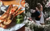 Taylor Swift wedding menu featuring lobster and crispy chicken dishes, sparking fan speculation.