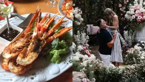 Taylor Swift wedding menu featuring lobster and crispy chicken dishes, sparking fan speculation.